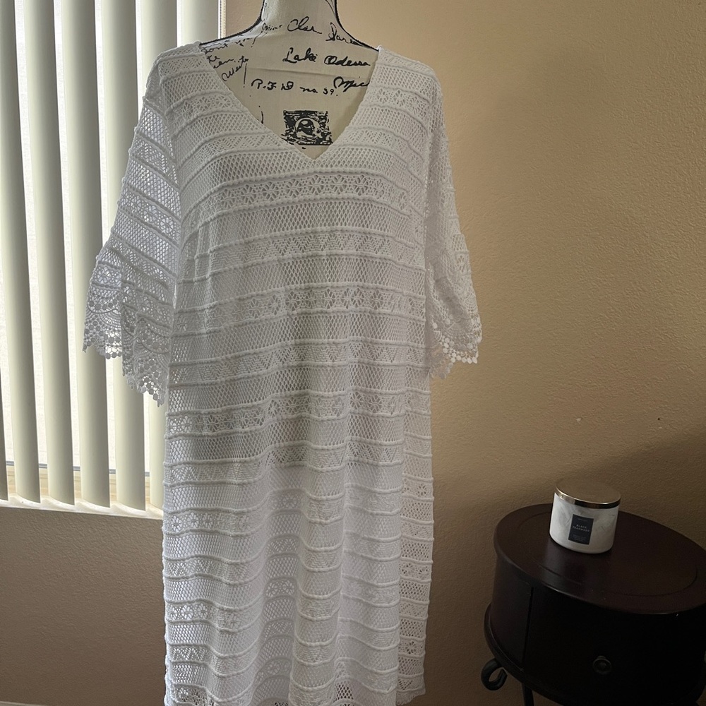 Lane Bryant White dress. Size 18/20